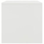 vidaXL Tables de chevet 2 Pièces Blanc 40x30x30 cm Bois d'ingénierie