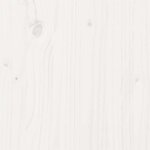 vidaXL Cadre de lit sans matelas blanc bois massif 160x200 cm