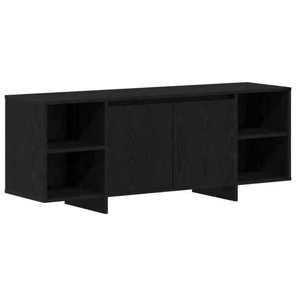 vidaXL Meuble TV Noir 120 x 30 x 40.5 cm Bois d'ingénierie