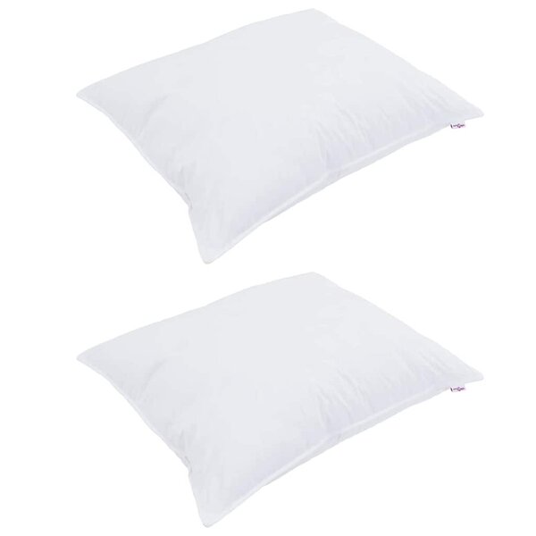 vidaXL Duvet d'hiver avec oreiller 3 Pièces Blanc 240 x 200 cm Microfibre