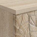 vidaXL Bureau Chêne Sonoma Bois d'ingénierie 142 5 x 50 x 75 cm