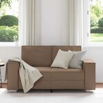 vidaXL Canapé Cappuccino 160 x 78 x 84 cm tissu