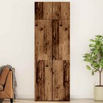 vidaXL Armoire de rangement 3 Pièces Bois ancien