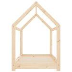 vidaXL Cadre de lit d'enfant Bois de pin massif 70x140 cm