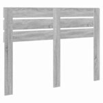 vidaXL Tête de lit Gris Sonoma 140 cm Bois d'ingénierie