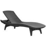 Keter chaise longue pacific graphite 223564