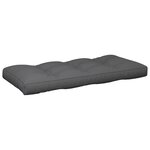 vidaXL Coussins de palette 5 Pièces anthracite tissu
