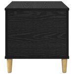 vidaXL Cabinet de chevet Chêne noir 60 x 44 5 x 45 cm