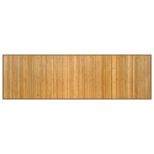 vidaXL Tapis rectangulaire naturel 60x200 cm bambou