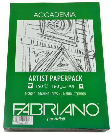 Papier Fabriano Accademia Artist Paper Pack 150 f. A4 160g