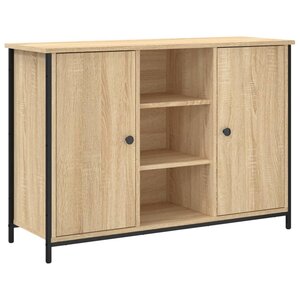 vidaXL Buffet chêne sonoma 100x35x70 cm bois d'ingénierie