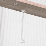 vidaXL Serre Gris 110x56x39 cm Bois de sapin