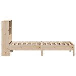 vidaXL Lit bibliothèque sans matelas 100x200 cm bois massif de pin