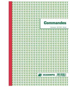 Manifold 'Commandes' 297 x 210 mm dupli EXACOMPTA