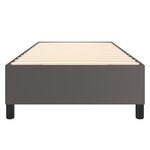 vidaXL Cadre de lit sans matelas gris 80x200 cm similicuir