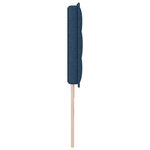 vidaXL Tête de lit Design Lignes Bleue 90 cm Tissu