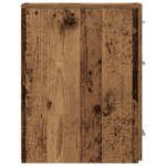 Armoire à pharmacie en bois ancien 20x45 5x60 cm en bois d'ingénierie