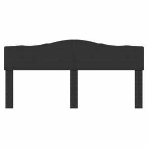 vidaXL Tête de lit Chêne noir 200 cm Bois d'ingénierie