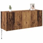 vidaXL Meuble TV mural Bois Ancien 100 x 35 x 41 cm Bois d'ingénierie