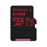 Carte mémoire Micro SD Kingston Kingston Canvas React 64Go SDXC Class 10