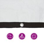 vidaXL Housse de protection plantes avec œillets 2x8 m polyéthylène