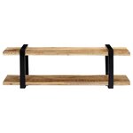 vidaXL Meuble TV 247885 cm Bois de manguier massif