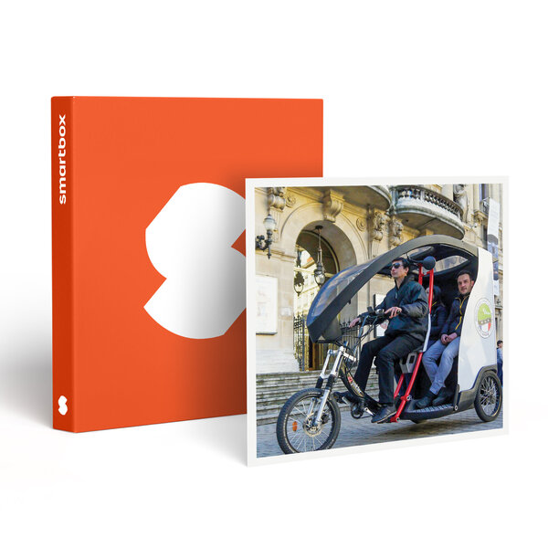 SMARTBOX - Coffret Cadeau Visite insolite et gourmande de Lyon durant 2h à bord de vélos taxi en famille - Sport & Aventure