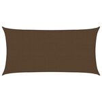 vidaXL Voile d'ombrage 160 g/m² Marron 2x4 m PEHD