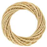 Couronne en osier naturel 20 x 4 cm