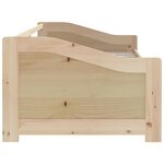 vidaXL Lit de repos 3 places Bois de pin massif 90x200 cm