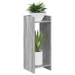 vidaXL Support de Plante 2 pièces Sonoma gris 30 x 30 x 80 cm