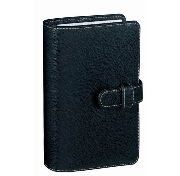 Agenda organiseur TIMER 14 Horizontal Club noir ebene 8 x 12 cm QUOVADIS