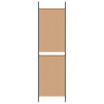 vidaXL Paravent 4 Panneaux Beige 200 x 180 cm Tissu