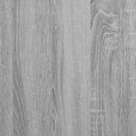vidaXL Bureau de lit Sonoma gris Bois d'ingénierie 100 x 45 x 75 cm