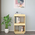 vidaXL Bibliothèque 40x35x71 cm bois de pin massif