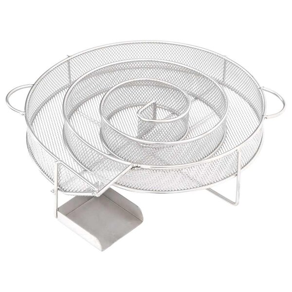 vidaXL Générateur de fumée froide rond 19 5 cm acier inoxydable