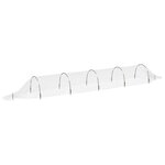 vidaXL Tunnels en filet 3 Pièces 1 5x5 m fibre de verre et PP