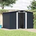 vidaXL Abri de stockage pour jardin Anthracite Acier 257x205x178 cm