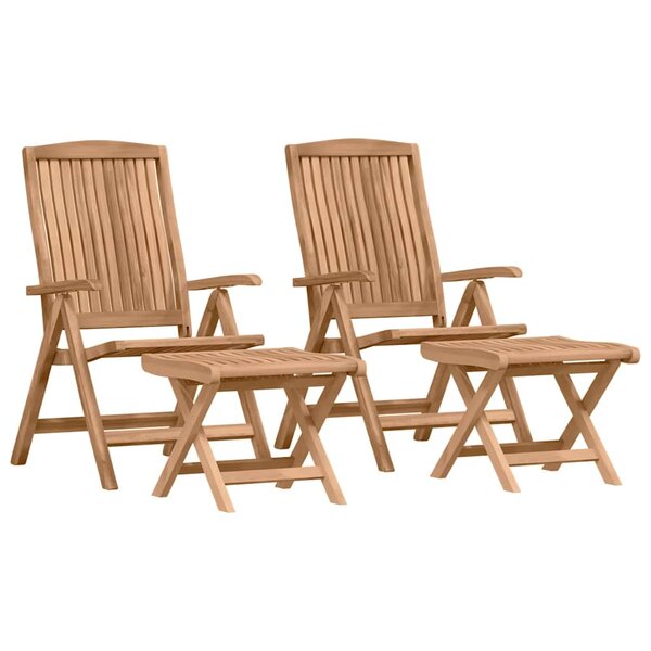 vidaXL Ensemble de salle à manger pour jardin 4 pc Marron