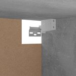 vidaXL Garde-robe gris béton 100x32 5x35 cm bois d'ingénierie