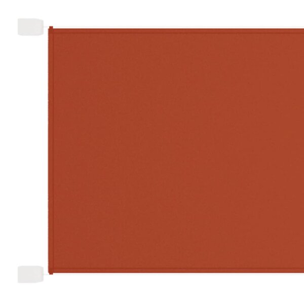 vidaXL Auvent vertical Terre cuite 180x1000 cm Tissu oxford