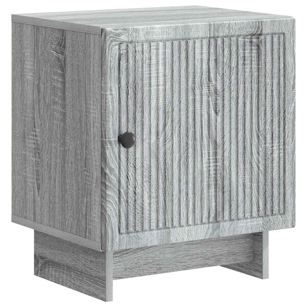 vidaXL Cabinet de chevet Sonoma gris 43 x 34 5 x 50 cm