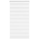 vidaXL Store zèbre blanc 80x100 cm largeur du tissu 75 9 cm polyester