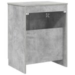 vidaXL Armoire de salle de bain Gris béton 54 x 41 x 70 cm
