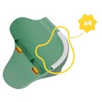 Marche-pied antidérapant réhausse de 15 cm 4 pieds antidérapants