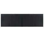 vidaXL Tapis rectangulaire noir 60x200 cm bambou