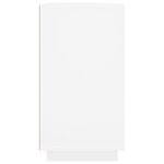 vidaXL Buffet blanc 80x34x75 cm bois d'ingénierie