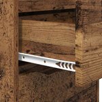 vidaXL Tables de chevet avec tiroir 2 Pièces Bois Ancien 40 x 30 x 467 cm