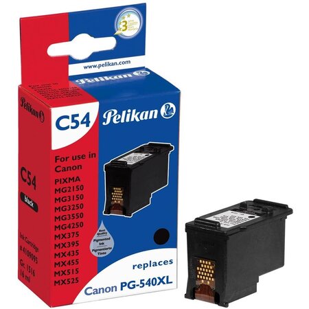C54 cartouche jet d'encre compatible avec oem pg-540xl 5222b005 noir pelikan printing