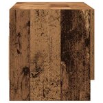 vidaXL Garde-robe vieux bois 70x32 5x35 cm bois d'ingénierie